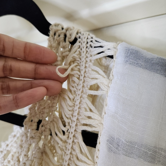 Dreamers Cardigan BeachCoverup Crochet Boho Duster - Picture 4 of 5